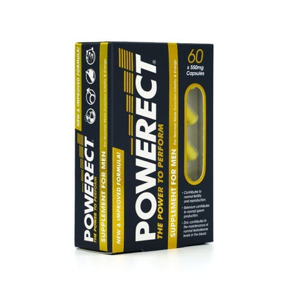 POWERACT PILL 60 Sexual Wellness Enhancement Supplements 100% Natural For Men